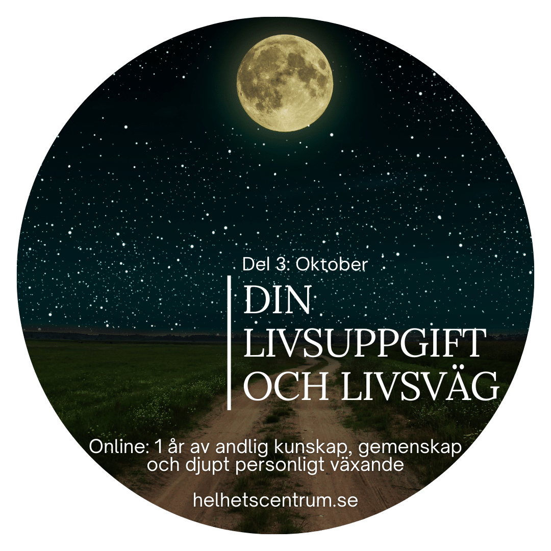 1 år online - finn din livsuppgift med Susanne Jönsson - Helhetscentrum