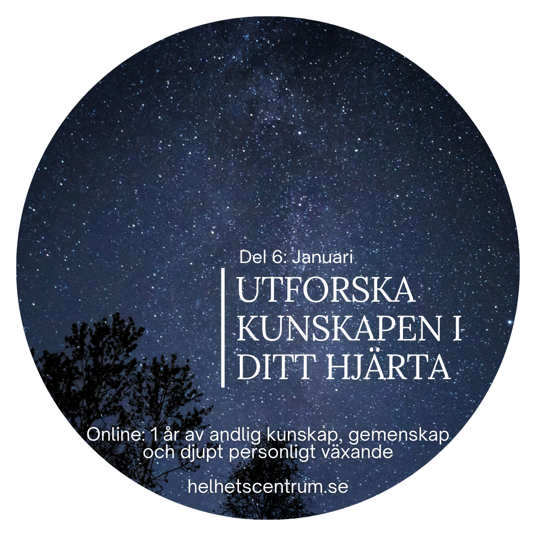 1 år online - utforska kunskapen i ditt hjärta med Susanne Jönsson - Helhetscentrum