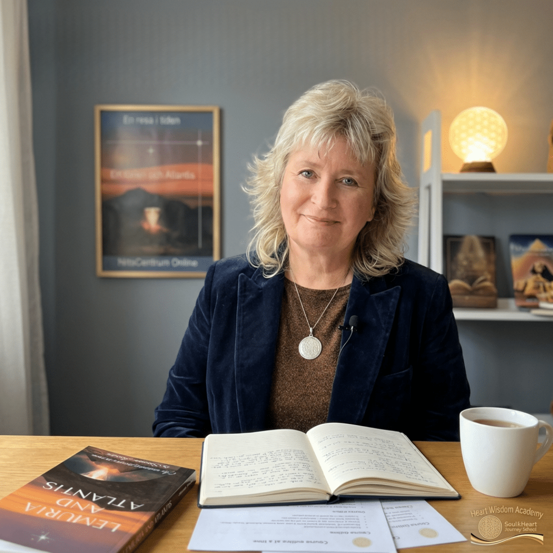 Susanne Jönsson i kreativt arbete med Helhetscentrum